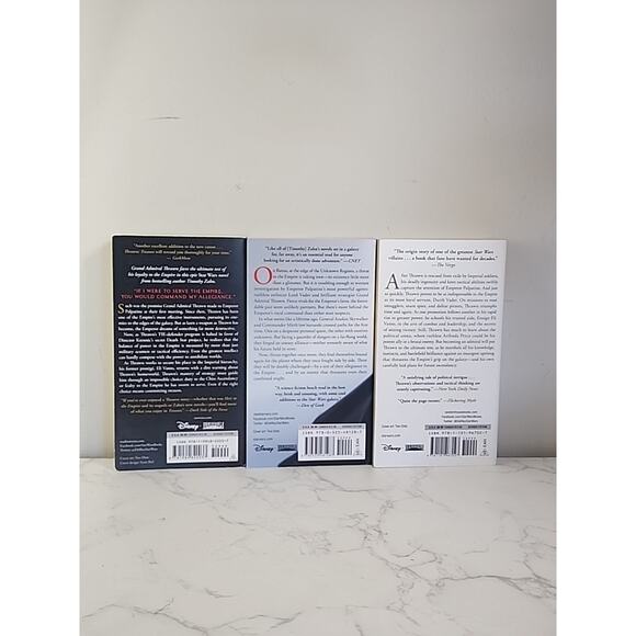 STAR WARS THRAWN Prequel Trilogy Paperback Book Set Treason Alliances - Picture 2 of 8